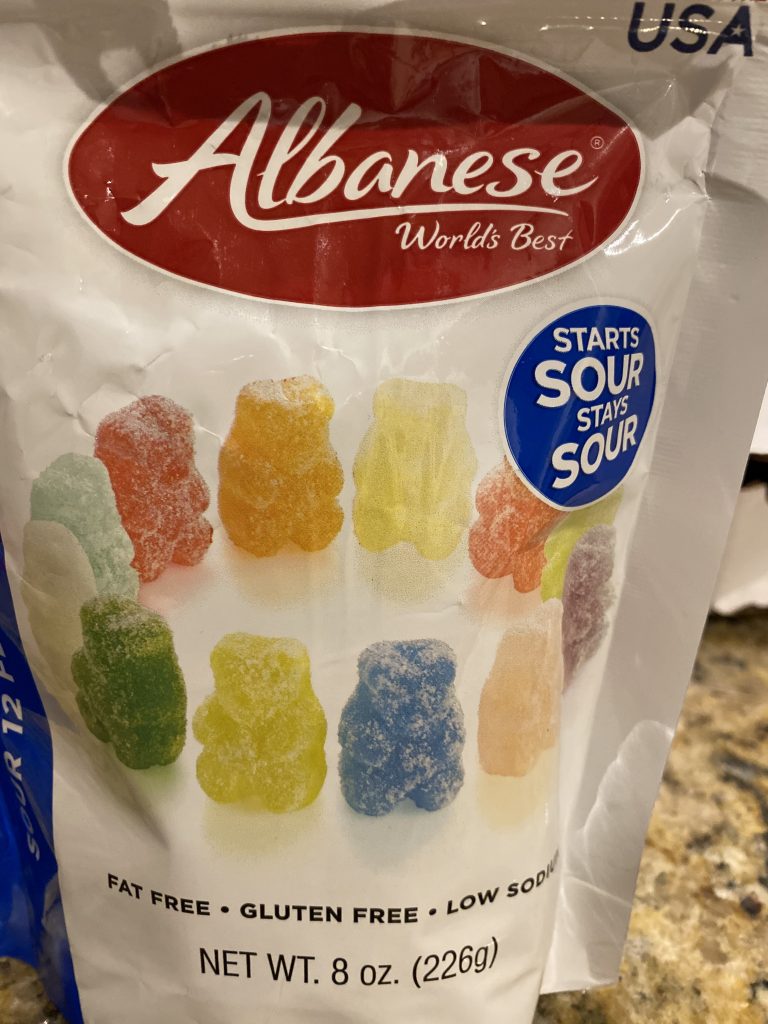 albanese gummy bears | sour