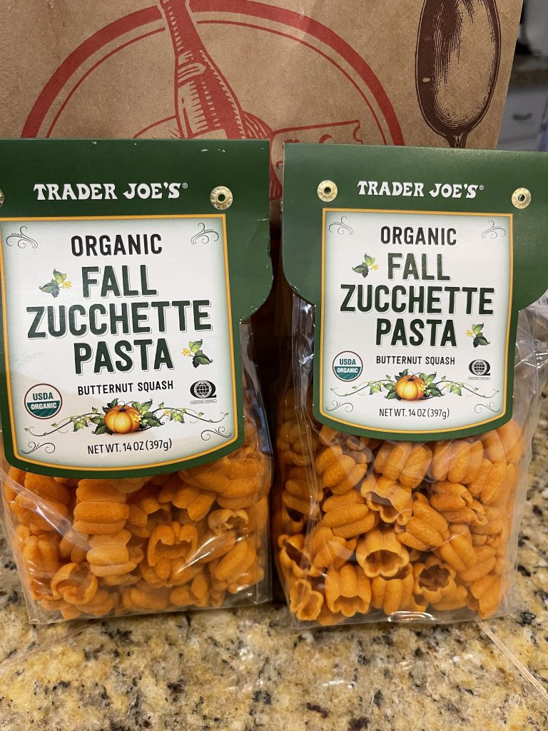 trader joes | fall zucchette pasta